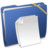 Blue Elastic Documents Icon